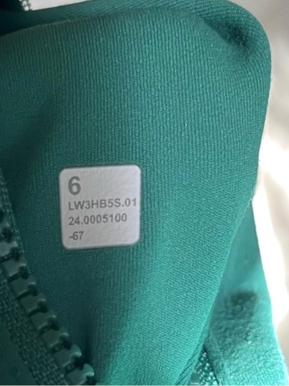 Lululemon Define Cropped Jacket Nulu Raceway Green - Picture 2 of 6
